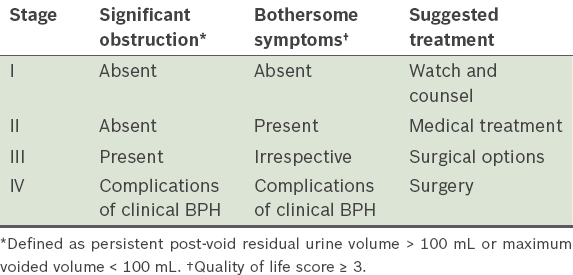 Benign prostatic hyperplasia ultrasound classification