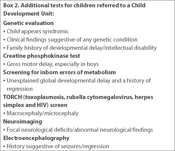 Global developmental delay & Intellectual disability